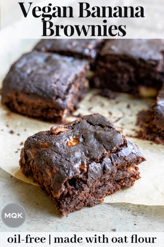 banana brownie pin for Pinterest